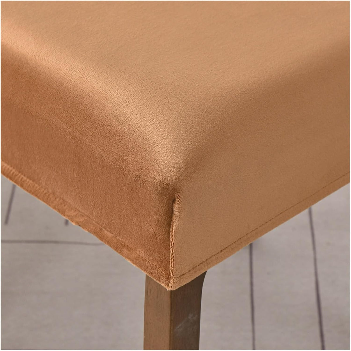 Microfiber Velvet Seat Covers - Camel Brown