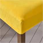 Microfiber Velvet Seat Covers - Yellow