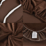 Microfiber Velvet Seat Covers - Choco Brown