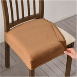 Microfiber Velvet Seat Covers - Camel Brown