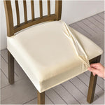 Microfiber Velvet Seat Covers - Off White