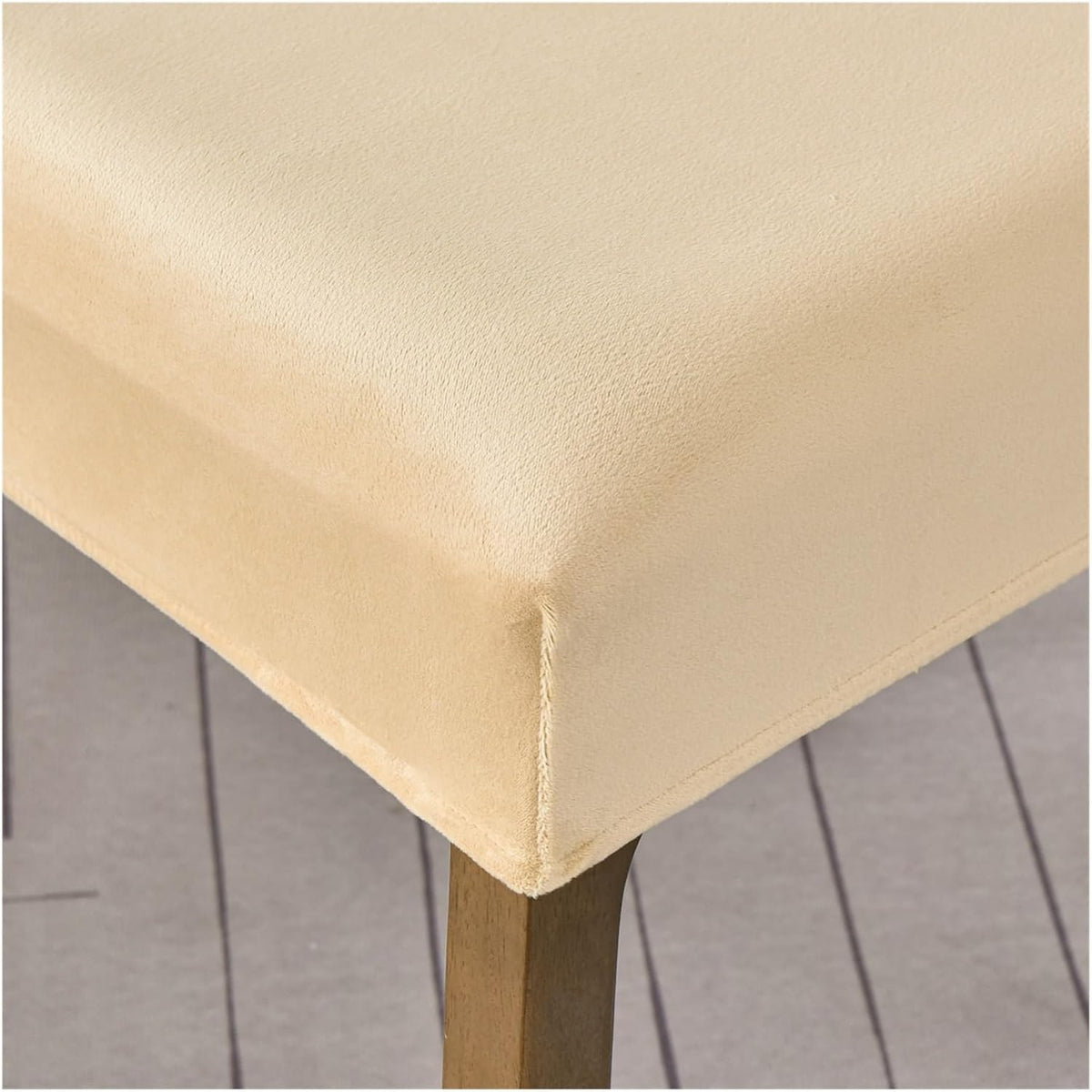 Microfiber Velvet Seat Covers - Beige