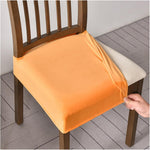 Microfiber Velvet Seat Covers - Orange