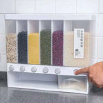 Home Cereals Dispenser Wall Mounted Storage Box