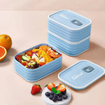 Simple 304 Stainless Steel Multi-layer Lunch Box for Students and Office Workers