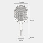 2 In 1 Rechargeable Mosquito Racket Swatter With Lamp