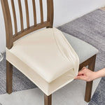 Faux Leather Waterproof Seat Covers - Off White