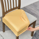 Faux Leather Waterproof Seat Covers - Mango Yellow