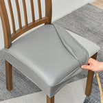 Faux Leather Waterproof Seat Covers - Grey