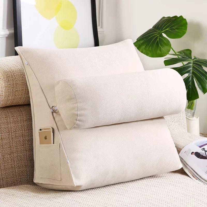 Back Rest Lumber Cushion - Off White